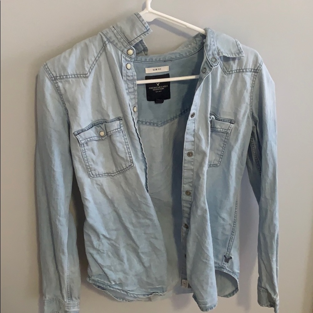 slim fit button up